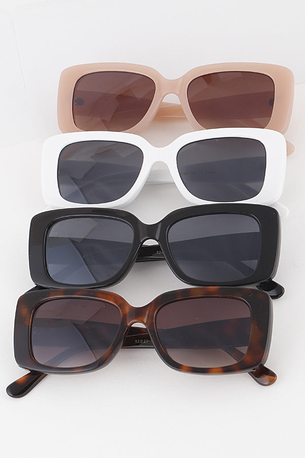 Vintage Style Thick Frame Sunglasses