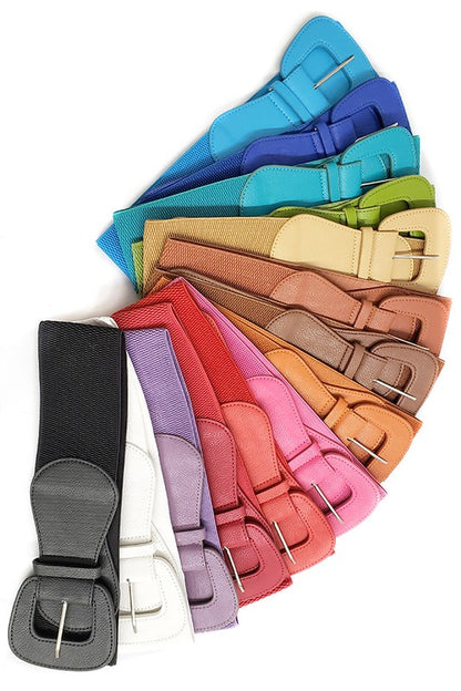 Retro Style Cinch Belt in multiple colors