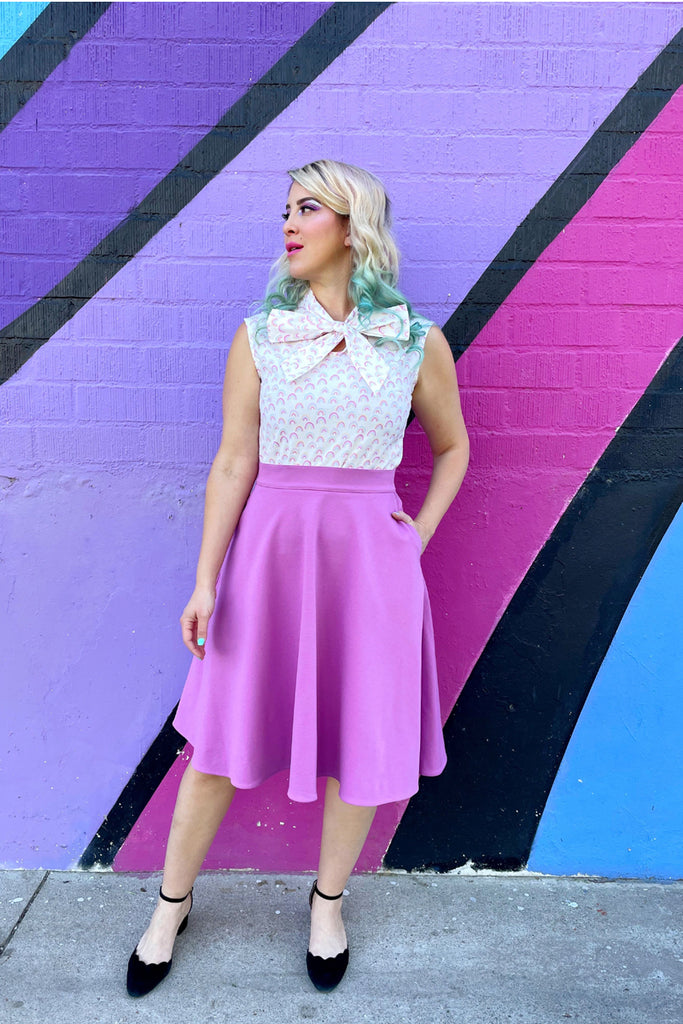 4822 Charlotte Skirt in Lilac