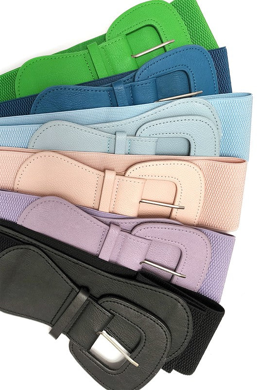 Plus Size - Retro Style Cinch Belt in multiple colors