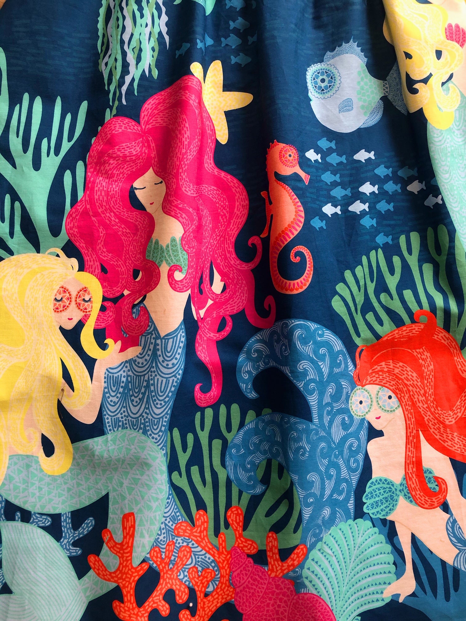 close up of mermaids 